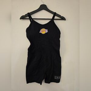 NBA Black Jumpsuit with Lakers Logo